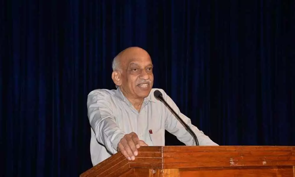Former Chairman of ISRO addresses students in Visakhapatnam