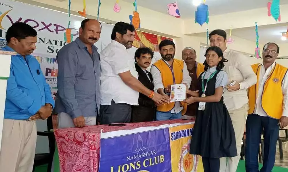 Lions Club holds poster contest