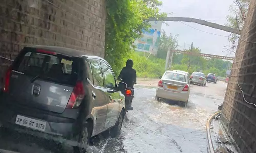 Water logging at underpass