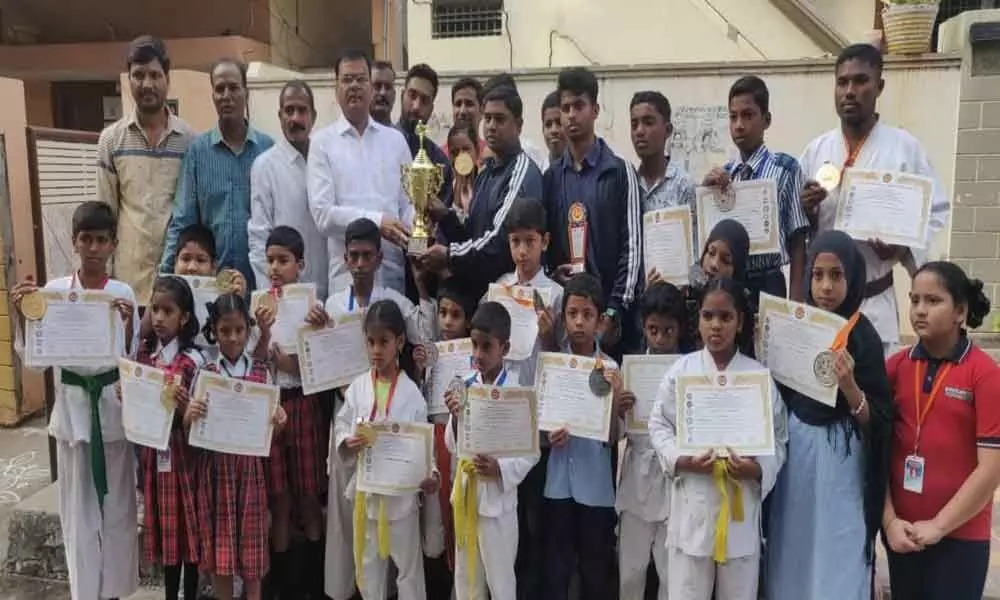 Students bag medals in karate
