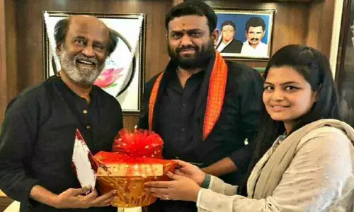 MLA Rohith calls on Rajinikanth