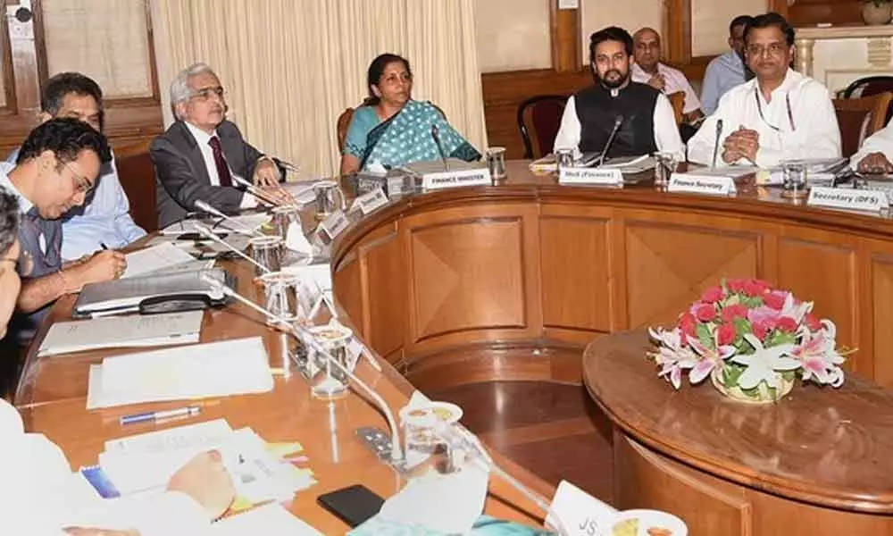 Finance Minister Nirmala Sitharaman chairs meeting with members of the FSDC