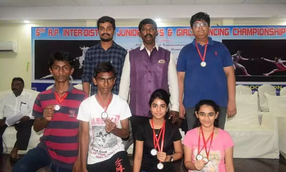 Prakasam fencers selected for national championship