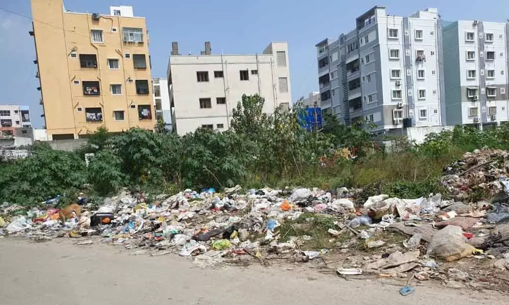 Garbage dumped on roadside irks locals
