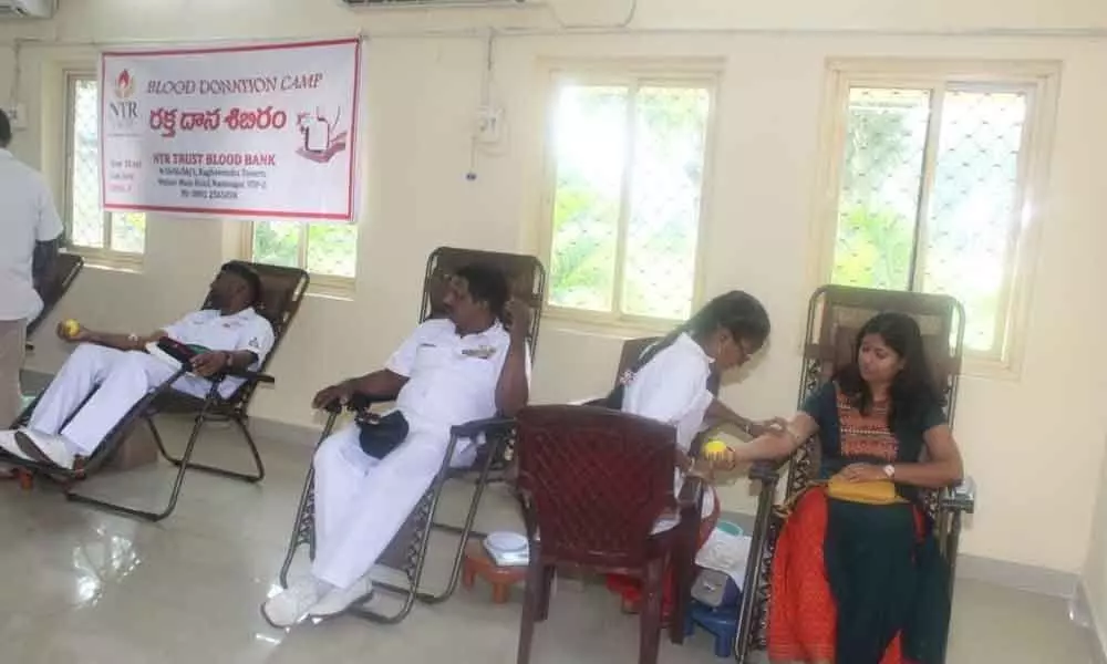 260 navymen donate blood in Visakhapatnam