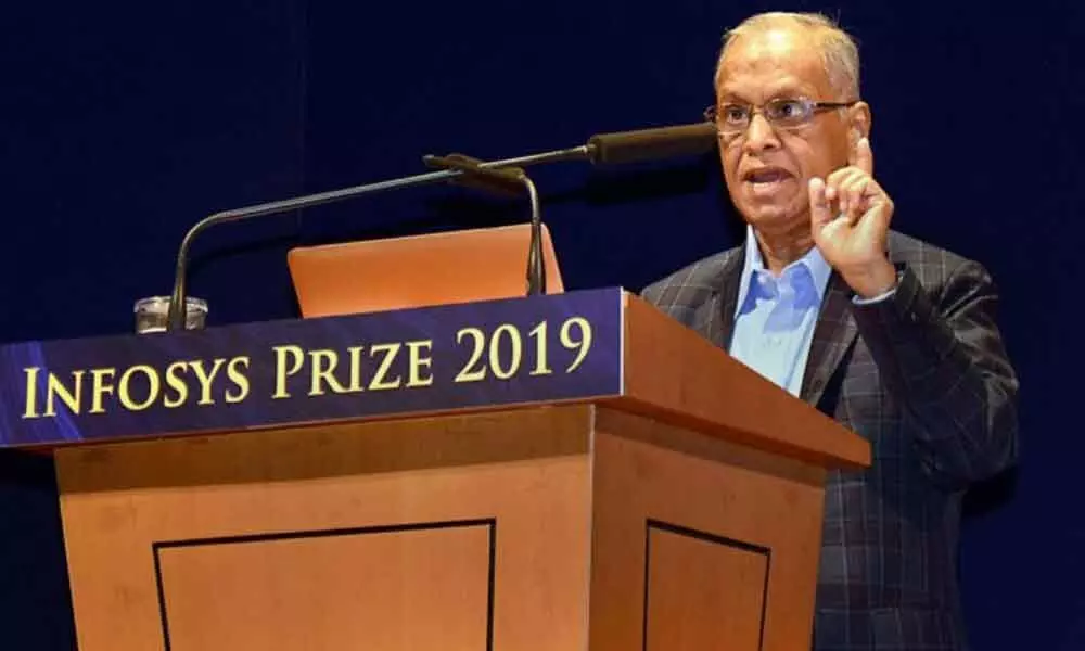 Pursue fundamental research, Narayana Murthy tells youngsters
