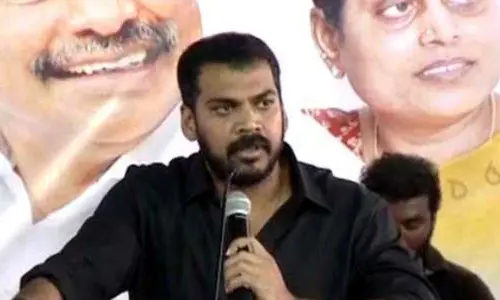 Minister Anil Kumars Convoy obstructed by unemployed youth in Srisailam