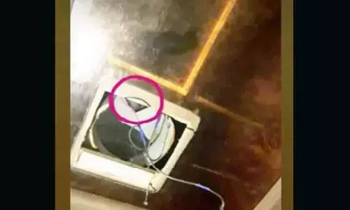 Spy cam found in womens loo at an upmarket restaurant