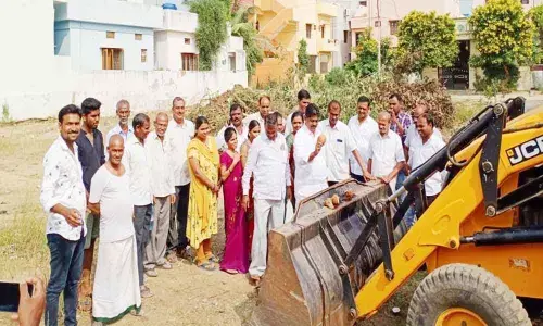 Mandha Sanjeeva Reddy takes part in Swachh Hyderabad