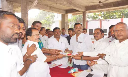 MLA Gudem opens grain procurement centre