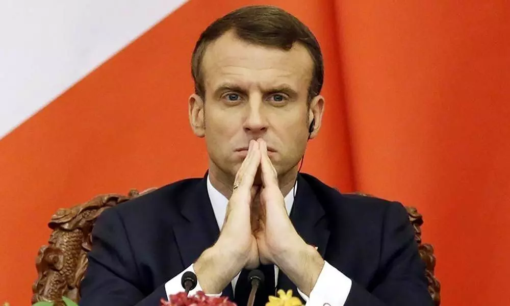 French President Emmanuel Macron says NATO is brain dead