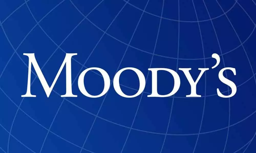 Mkts halt winning streak on Moodys rating