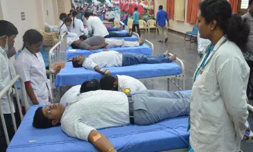 Bhadrachalam: ITDA PO, staff donate blood