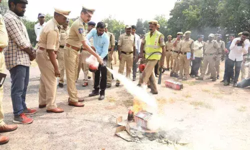 Be aware of fire safety awareness: Karimnagar CP Kamalasan Reddy