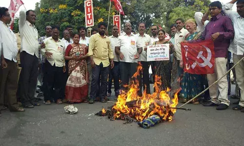CITU slams KCR govt for repressive measures