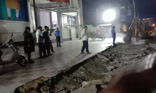 Civic body intensifies removal of encroachments in Tirupati