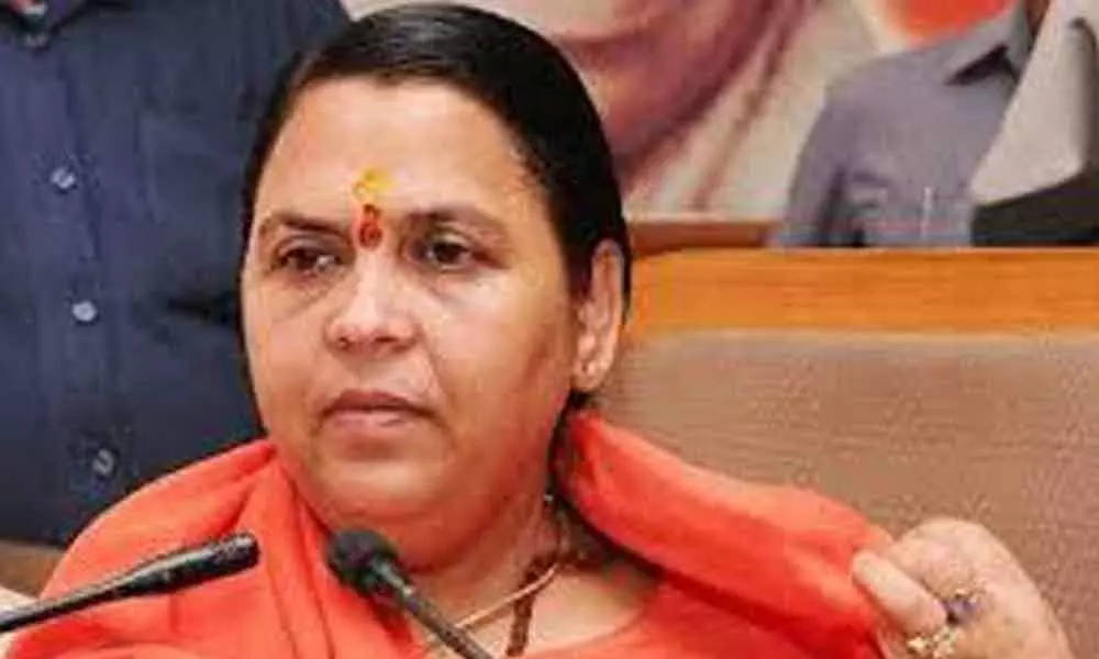 BJP leader Uma Bharti lauds LK Advani for his role in the Ram Janmabhoomi movement