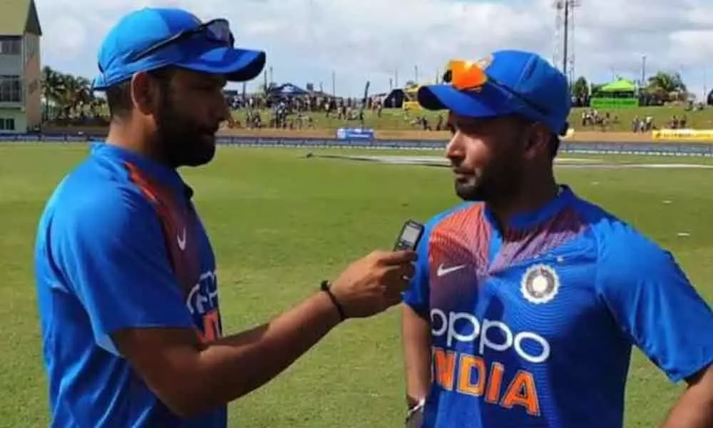 Rohit Sharma urges critics to leave Rishabh Pant alone