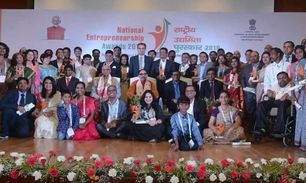 National Entrepreneurship Awards conferred on startups