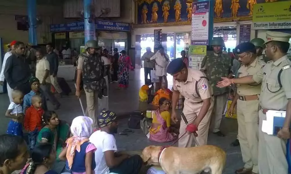 Tight security at Tirupati station