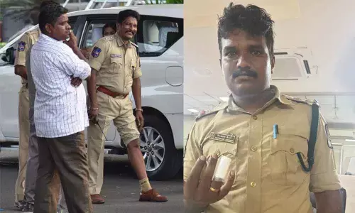 Seven policemen face protestors wrath