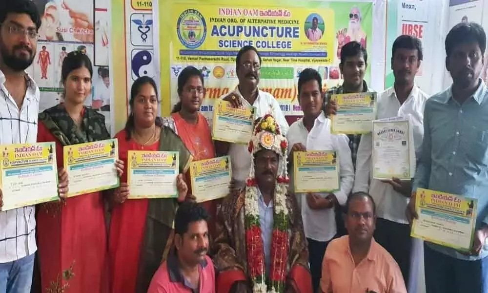 Course completion certificates presented in Vijayawada