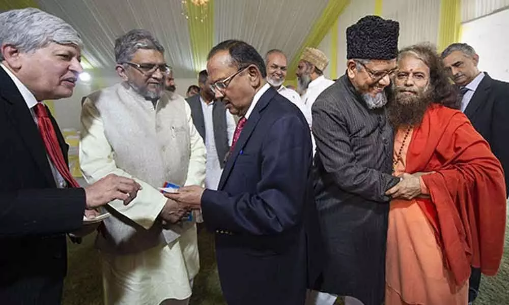 NSA Doval meets religious leaders post Ayodhya verdict