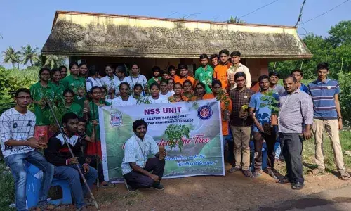 One student-one plant drive organised in Vijayawada