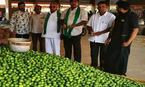 Exempt lemon from e-NAM, demands Rythu Sangham in Eluru
