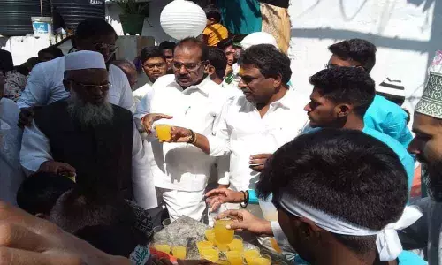 Joining Milad-un-Nabi fete at Old Bowenpally