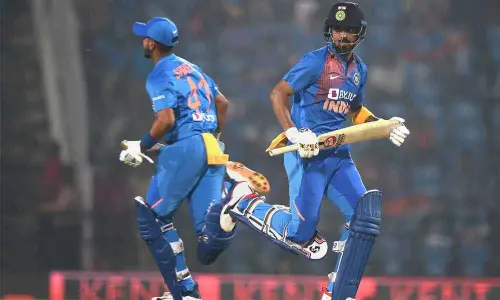 Rahul, Iyer push India to 174/5 in series decider