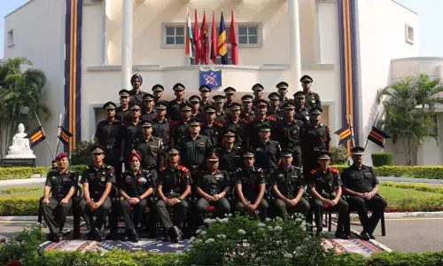 Technical Entry Scheme 34 pass out cadets presented awards