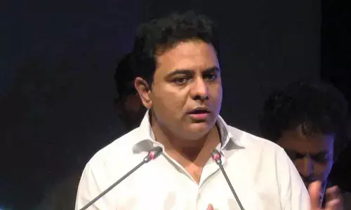 KTR holds review meeting on developing Hyderabad