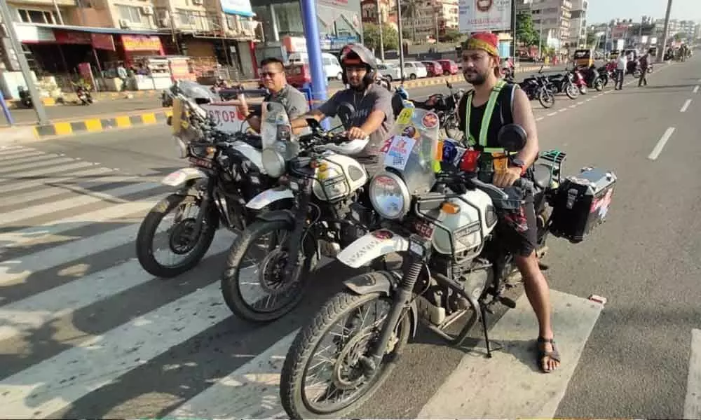 Save girl child: Four bikers embark on 12,200 km campaign