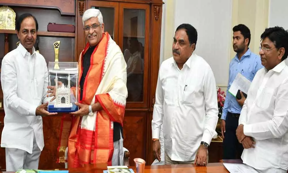 K Chandrashekar Rao seeks Centres help for Bhagiratha