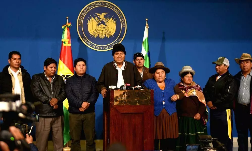Former Bolivian President Evo Morales flies to Mexico to seek asylum
