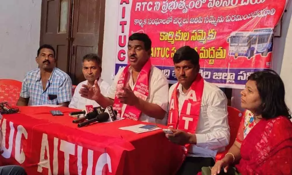 KCR tried to dilute strike but failed: RTC JAC Co-convener