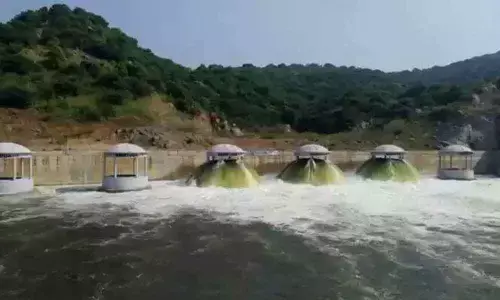 Peddapalli: Kaleshwaram water released to MMD