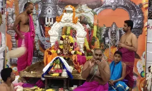 Devotees swell at Ananthagiri