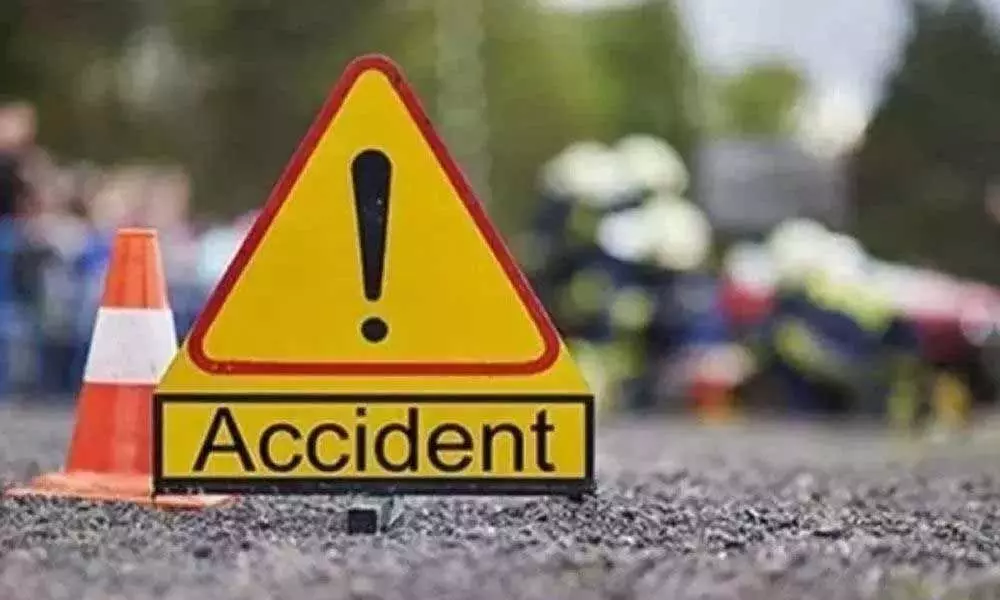 One died, eight injured as private travels bus hits van in Chittoor district