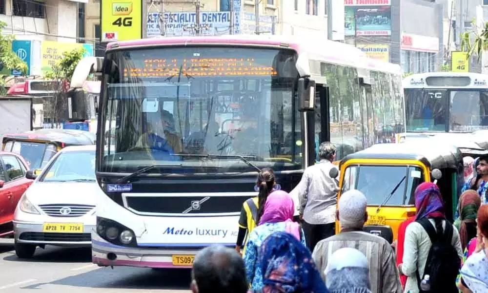 Hyderabad: Fearing damage, RTC feels temporary drivers unfit to run AC buses
