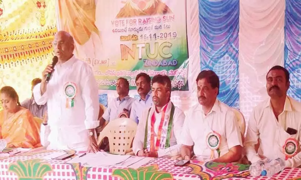 INTUC striving for welfare of workers: Sanjiva Reddy