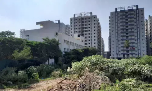 Open plot turns into dump yard