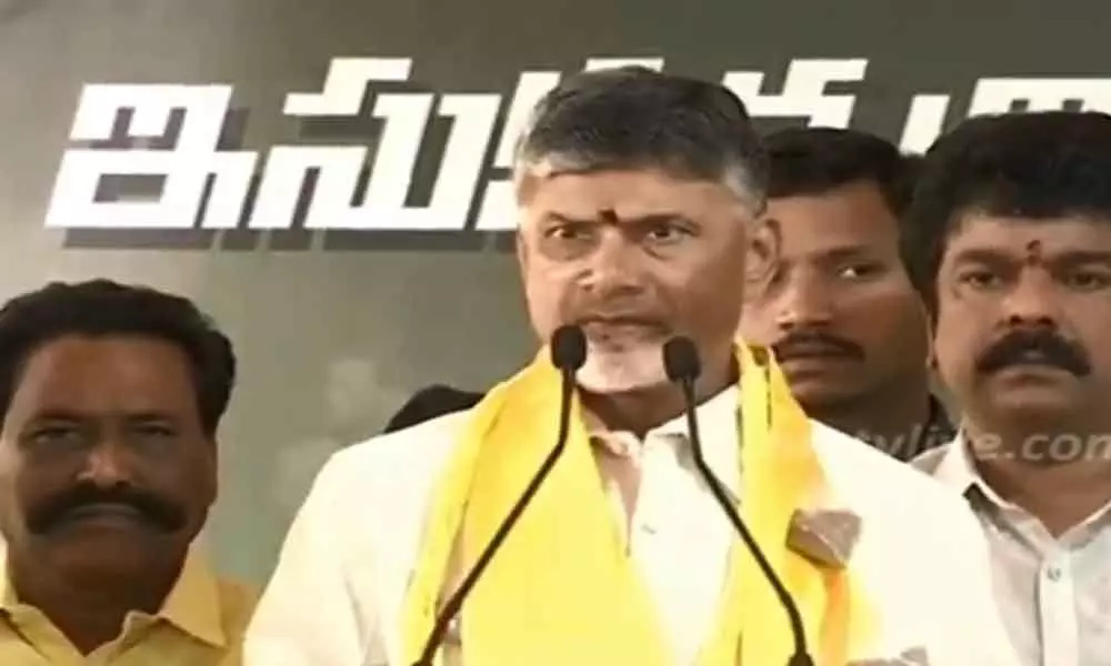 Govt transporting sand to neighbouring states illegally, Chandrababu slams at CM Jagan Reddy