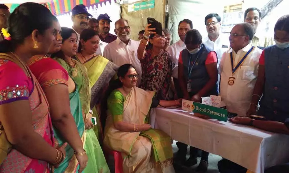 Rotary Club holds free health camp in Vijayawada