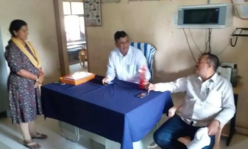 Kamareddy: Joint Collector P Yadi Reddy visits Kasturba Gurukul School