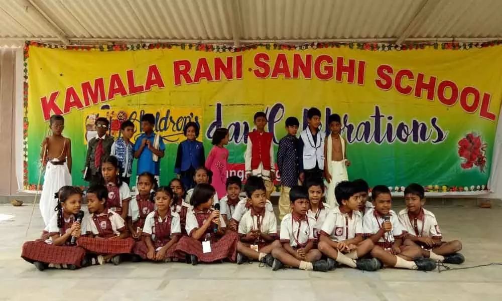 Childrens fest held at Sanghi School