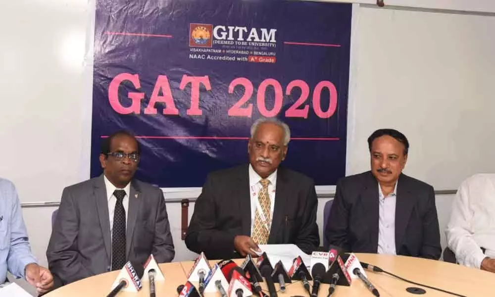 Visakhapatnam: GITAM admission notification for 2020 released