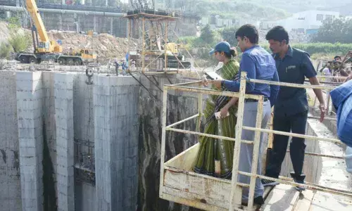 CMO Secretary furious over the delay of surge-pool works in Sircilla