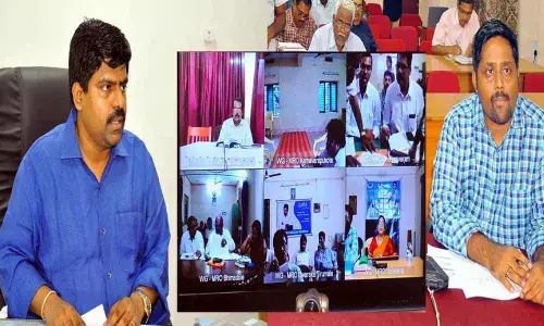 Collector unhappy with Kanti Velugu slow pace in Eluru